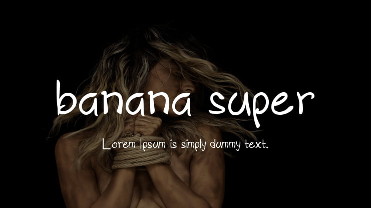banana super Font