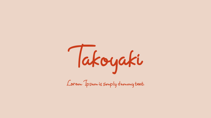 Takoyaki Font