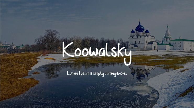 Koowalsky Font