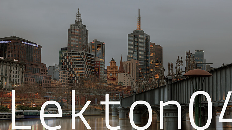 Lekton04 Font