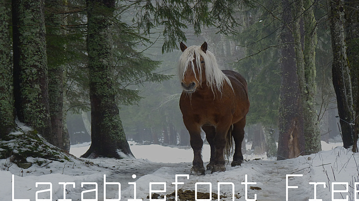Larabiefont Free Font
