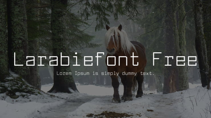Larabiefont Free Font