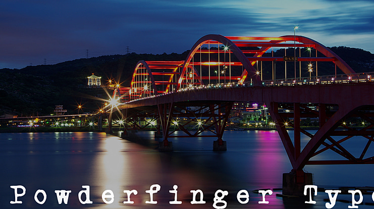 Powderfinger Type Font