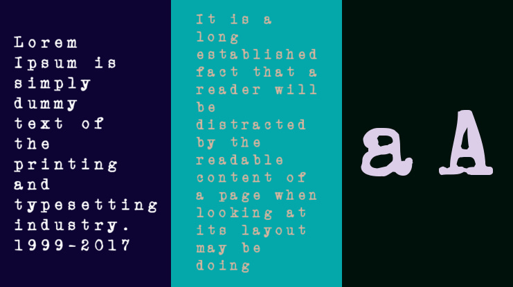 Powderfinger Type Font