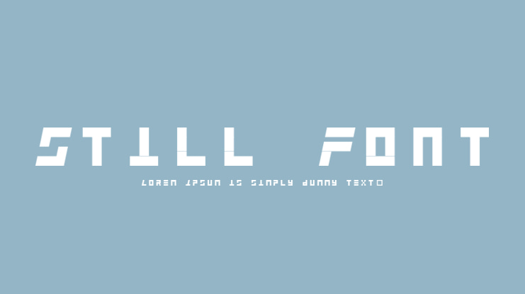 Still Font