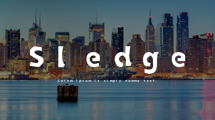 Sledge Font