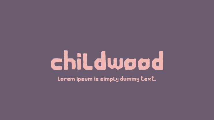 Childwood Font