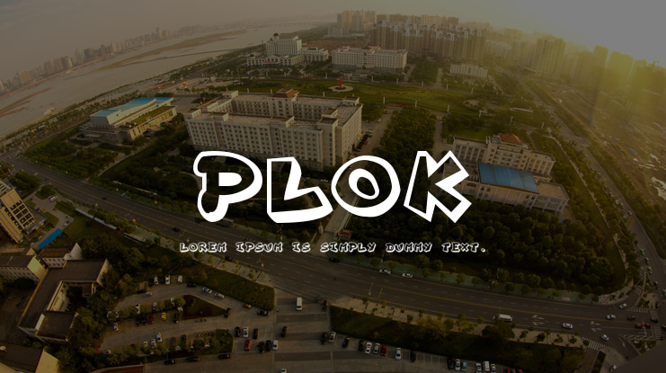 Plok Font