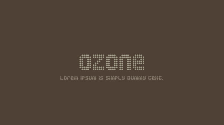 Ozone Font
