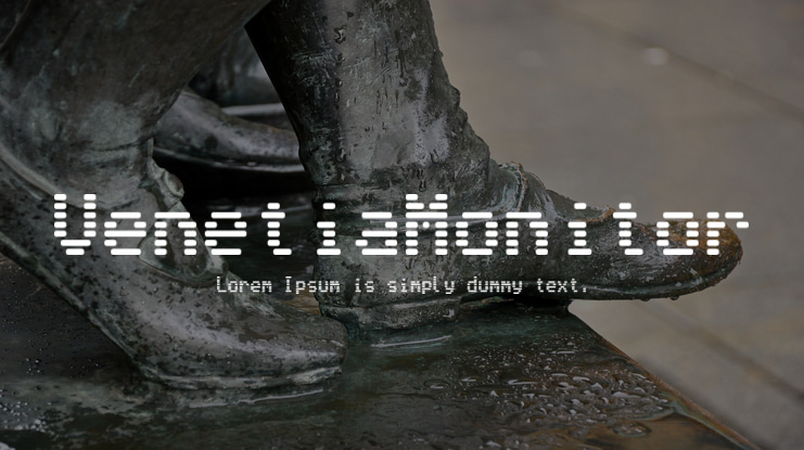 VenetiaMonitor Font