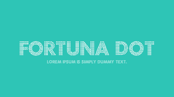 Fortuna Dot Font