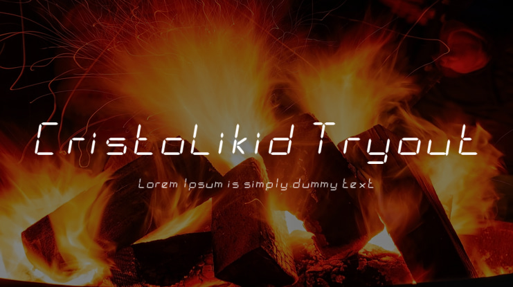 CristoLikid Tryout Font