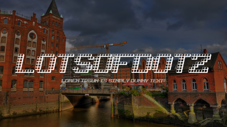 LotsOfDotz Font