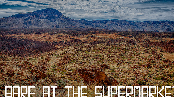 Barf At The Supermarket Font