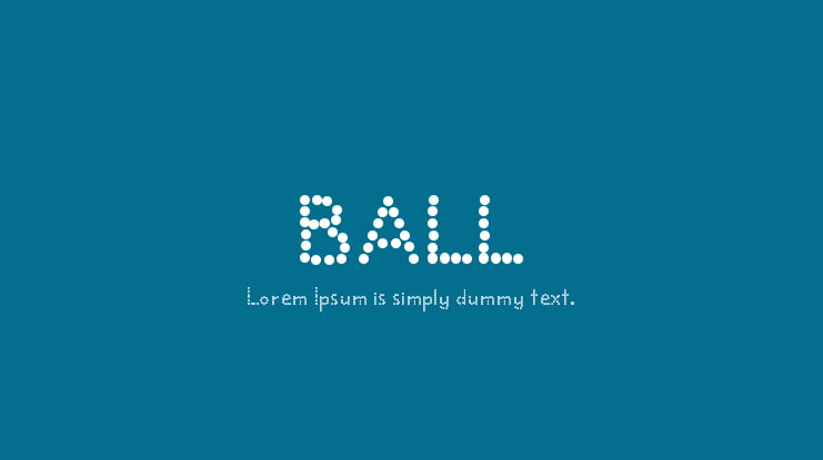 BALL Font