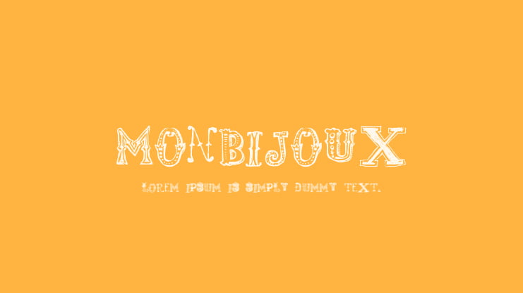 monbijoux Font