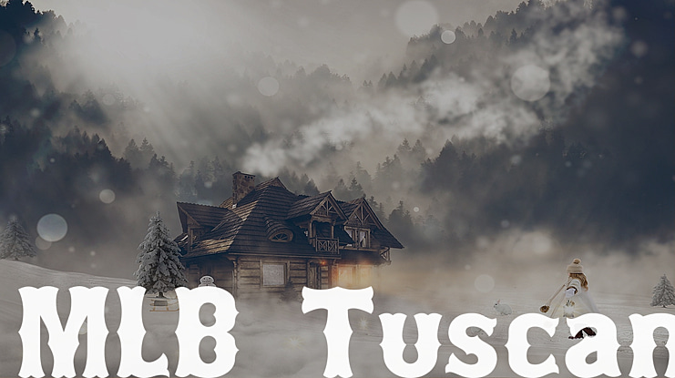 MLB Tuscan Font