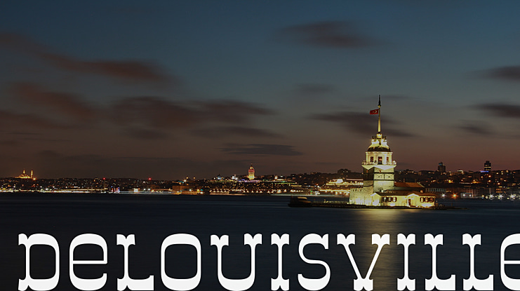 DeLouisville Font Family