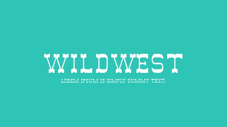 WildWest Font