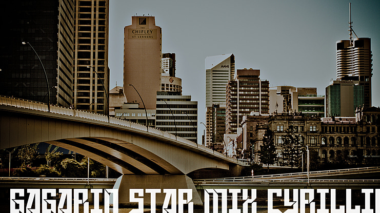 Gagarin Star Mix Cyrillic Font