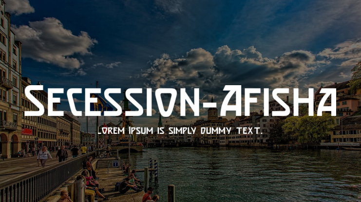 Secession-Afisha Font