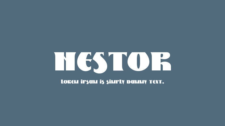 Nestor Font