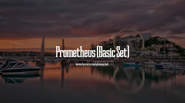 Prometheus (Basic Set) Font