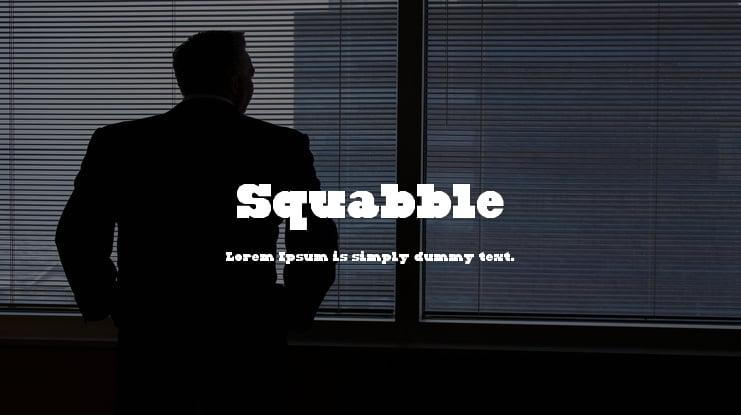 Squabble Font