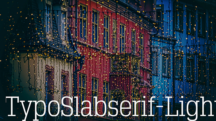 TypoSlabserif- Font