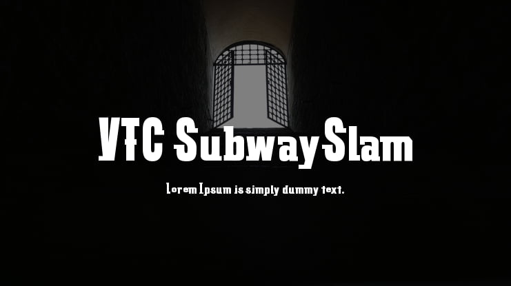 VTC SubwaySlam Font