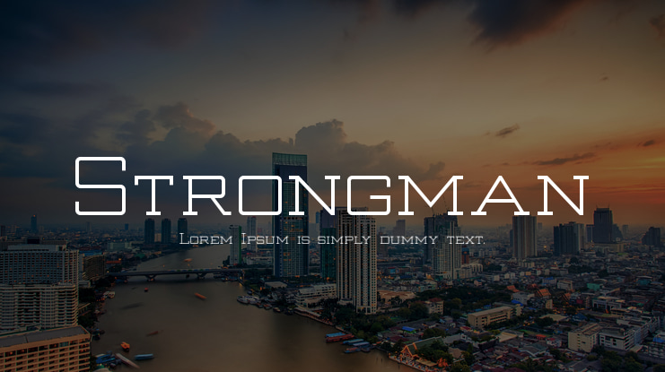 Strongman Font