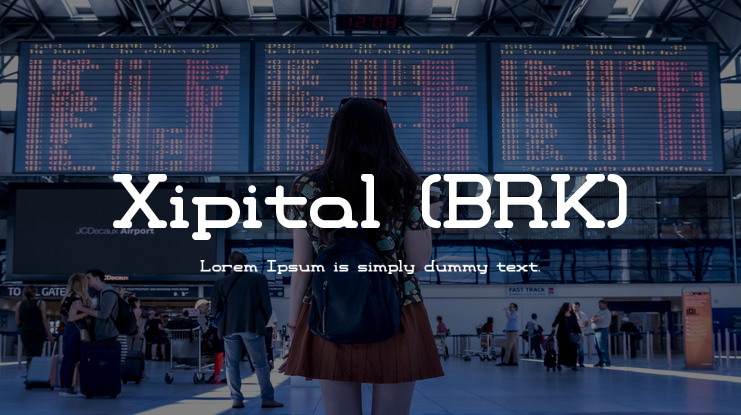 Xipital (BRK) Font