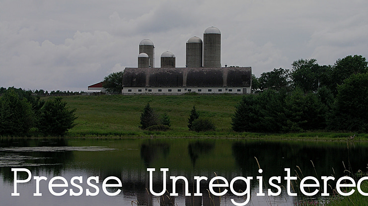 Presse (Unregistered) Font