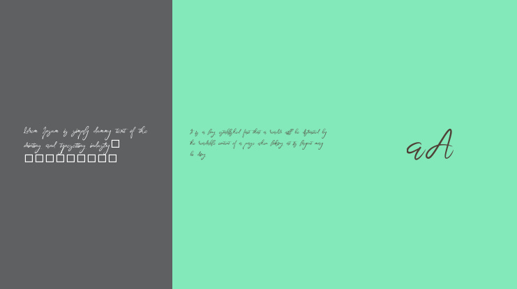 BrightnesSignature Font