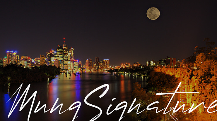 MungSignature Font