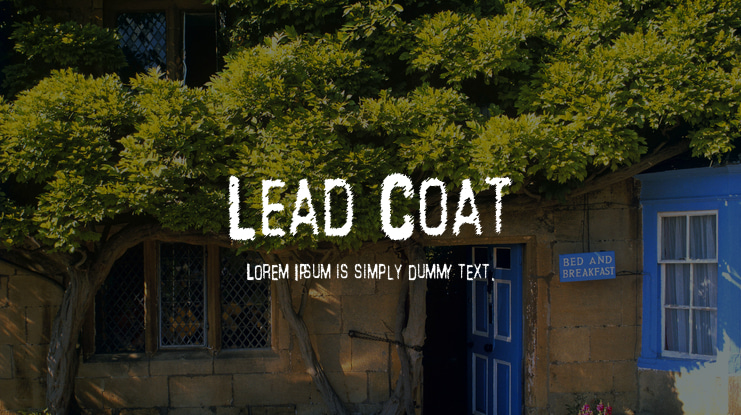 Lead Coat Font