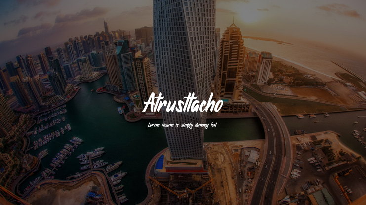 Atrusttacho Font