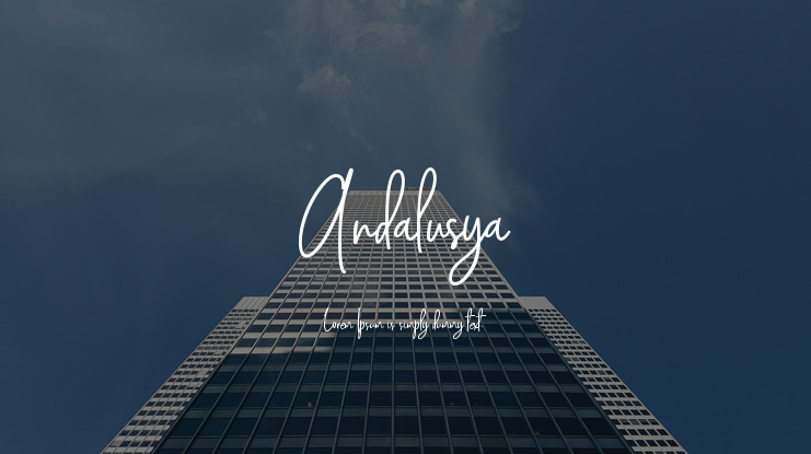 Andalusya Font