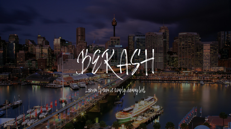 BERASH Font