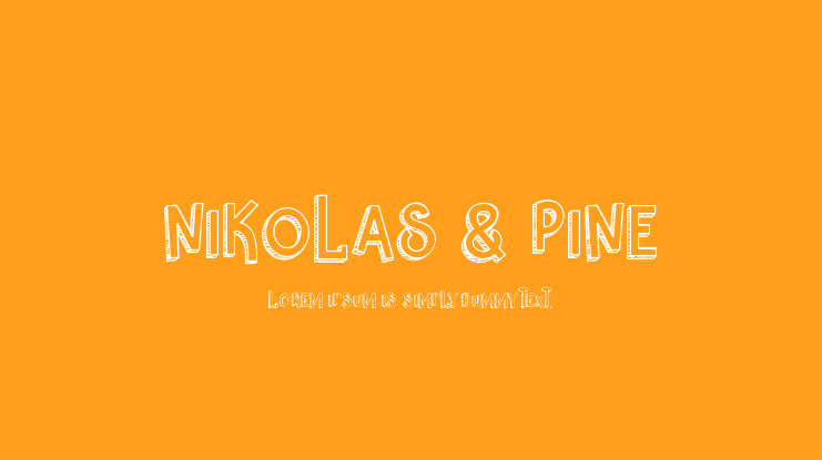 Nikolas & Pine Font