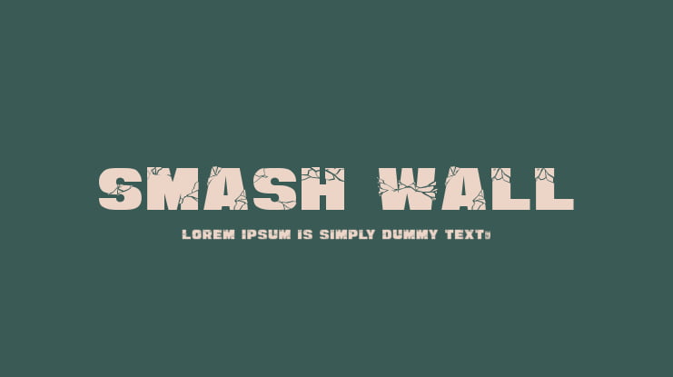 Smash Wall Font