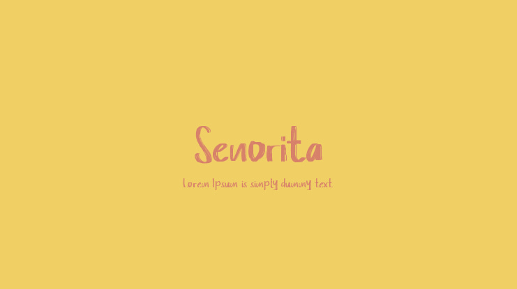 Senorita Font