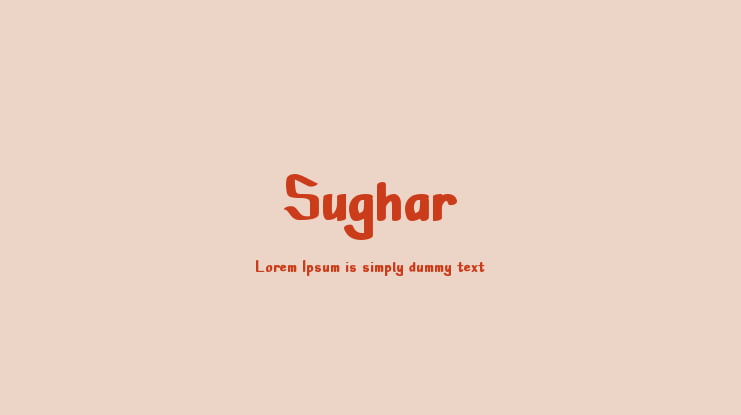 Sughar Font