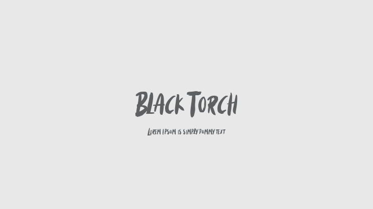 Black Torch Font