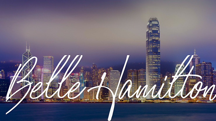 Belle Hamilton Font
