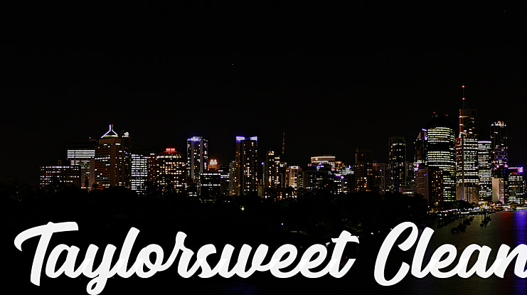 Taylorsweet Clean Font Family
