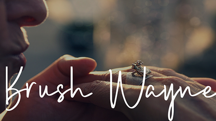 Brush Wayne Font