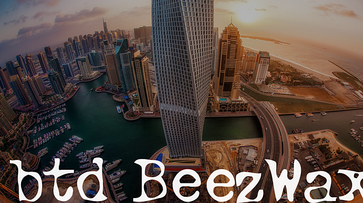 Btd BeezWax Font