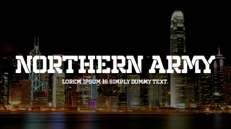 northern army Font