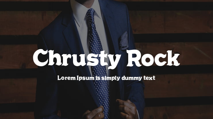Chrusty Rock Font